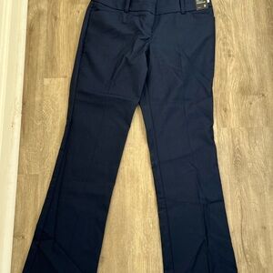 New York & Company Dark Blue Straight-Leg Pants